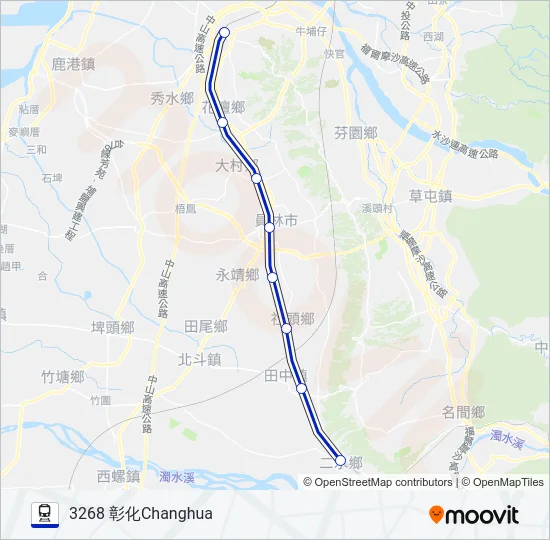 區間車LOCAL TRAIN Train Line Map