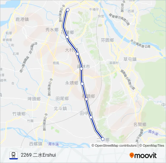 區間車LOCAL TRAIN Train Line Map