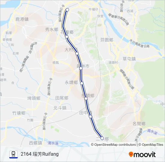 區間車LOCAL TRAIN Train Line Map