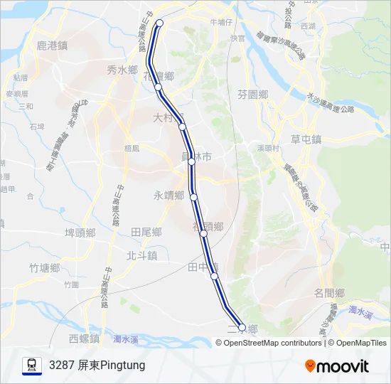 區間車LOCAL TRAIN Train Line Map