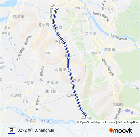 火車區間車LOCAL TRAIN的線路圖