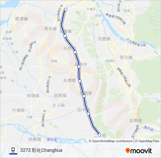區間車LOCAL TRAIN Train Line Map