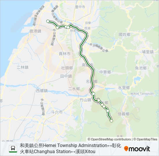 9B bus Line Map