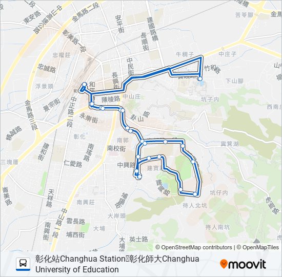 2A bus Line Map