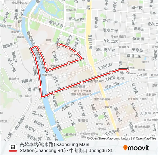紅27 Bus Line Map