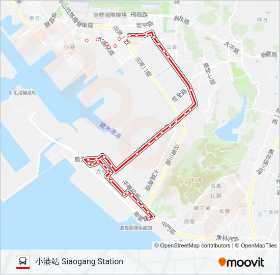 紅2 Bus Line Map