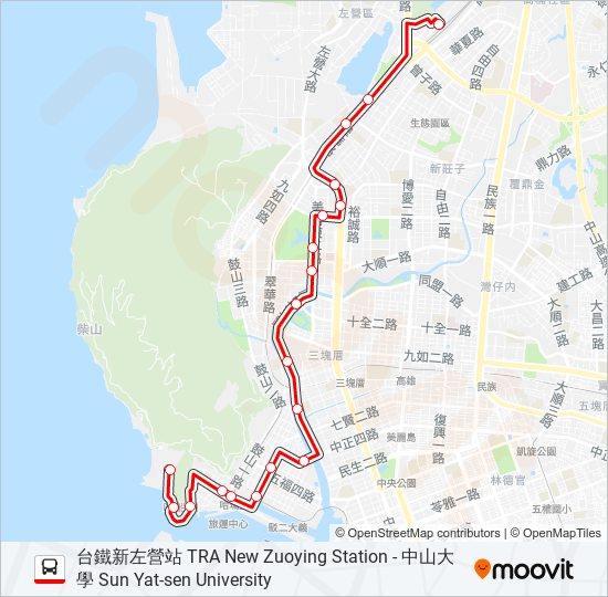 紅52 bus Line Map