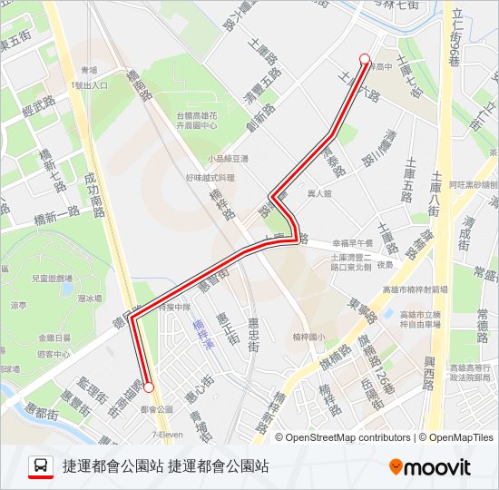 紅58C(寒暑假停駛) bus Line Map