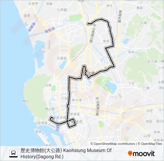 巴士224的線路圖