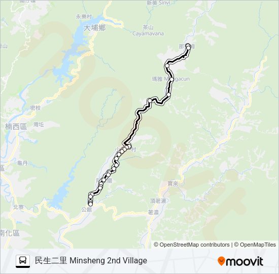 巴士JOY的線路圖