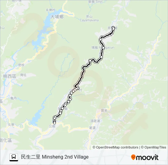 巴士JOY的線路圖