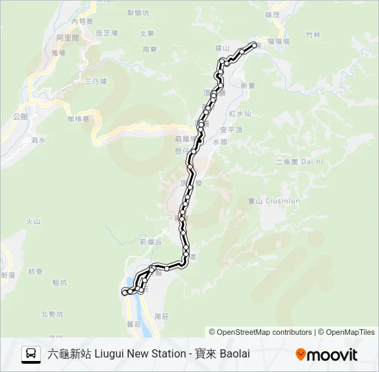 巴士JOY的線路圖
