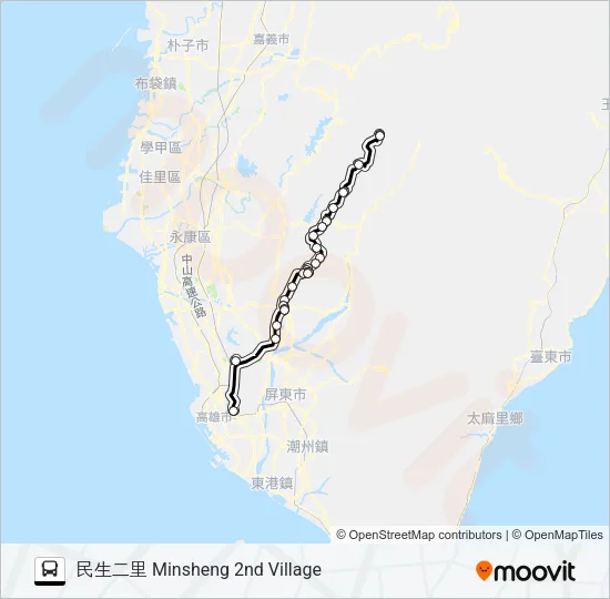 巴士JOY的線路圖