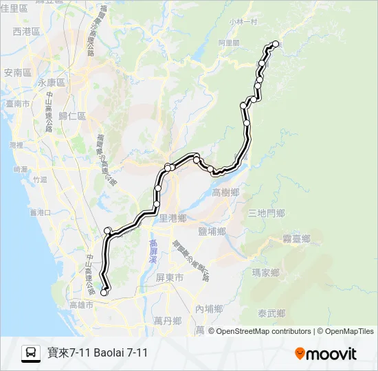 JOY Bus Line Map
