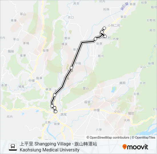 JOY Bus Line Map