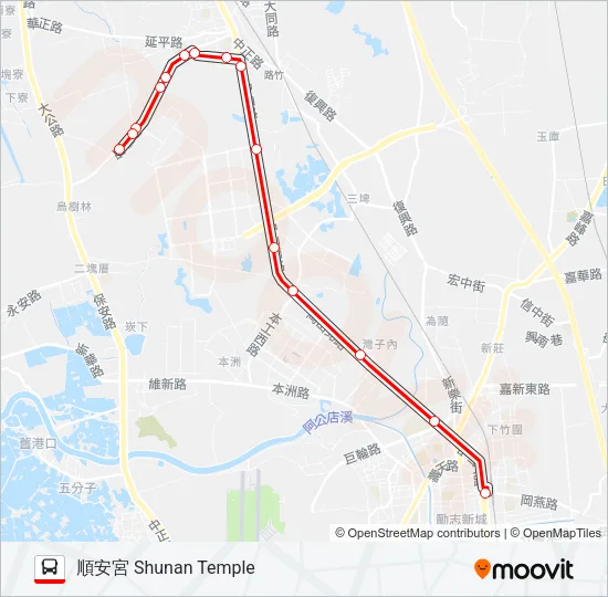 紅67B Bus Line Map
