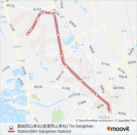 紅67B Bus Line Map
