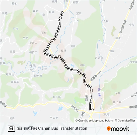 8035區間車 Bus Line Map