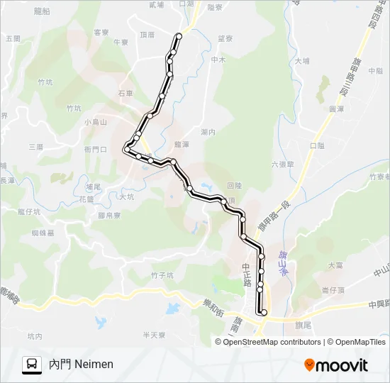 8035區間車 Bus Line Map
