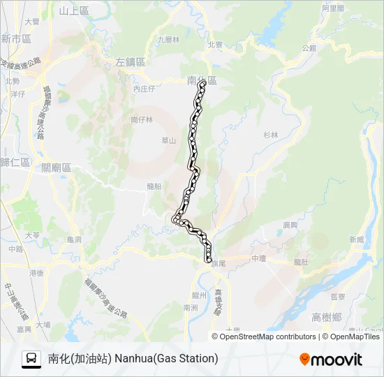 8035(部分繞駛實踐大學) Bus Line Map