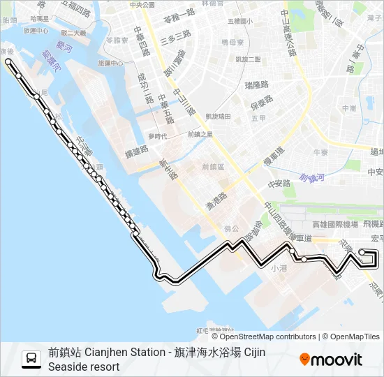 35 Bus Line Map