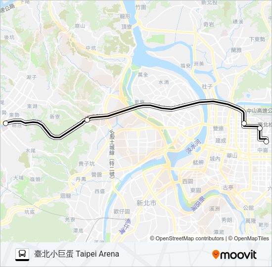 巴士2000的線路圖