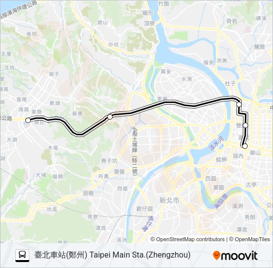 巴士2001的線路圖