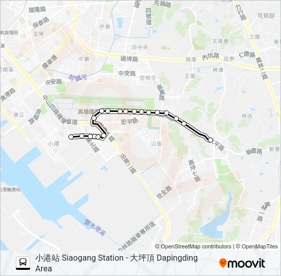 63南 Bus Line Map