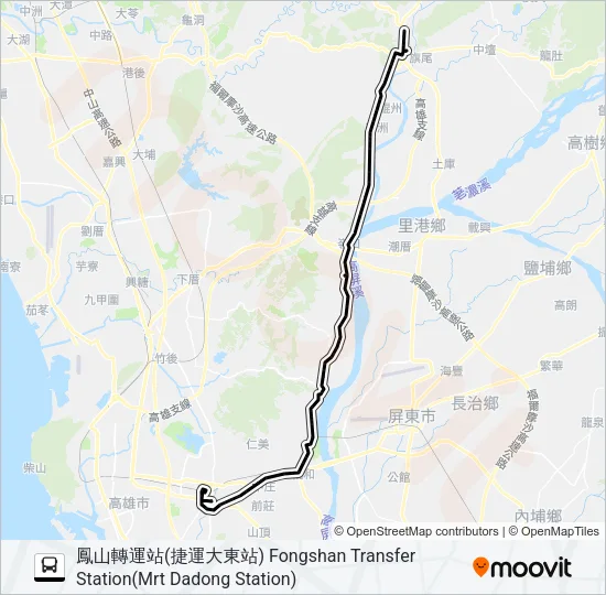 8010區間車 Bus Line Map