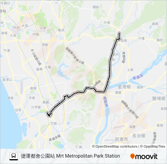 8023區間車 Bus Line Map