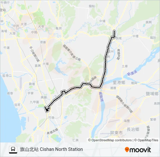 8023區間車 Bus Line Map