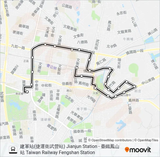巴士橘10A公車式小黃的線路圖