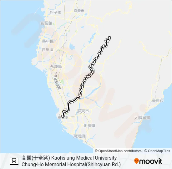 JOY Bus Line Map