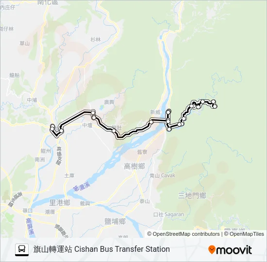 JOY Bus Line Map