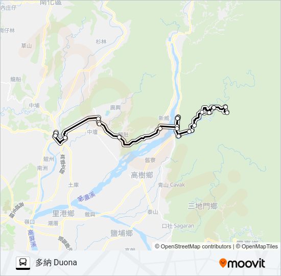 巴士JOY的線路圖