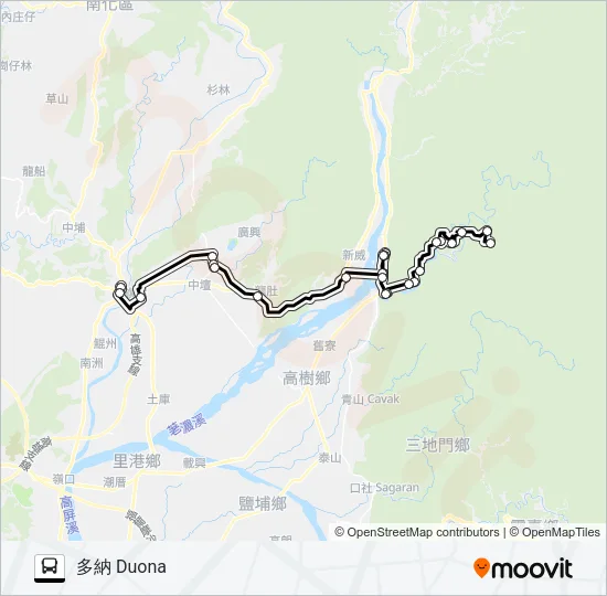 JOY Bus Line Map