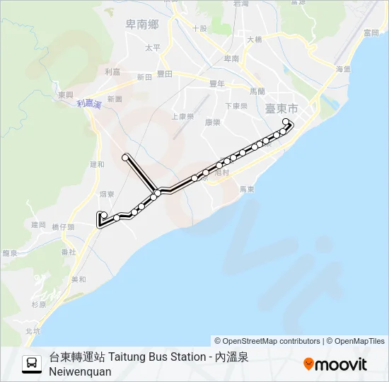 8129A Bus Line Map