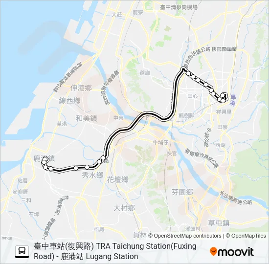 巴士9018的線路圖