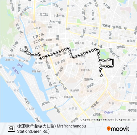 巴士11的線路圖