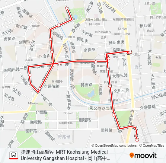 紅69 Bus Line Map