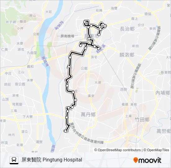小黃公車701 Bus Line Map