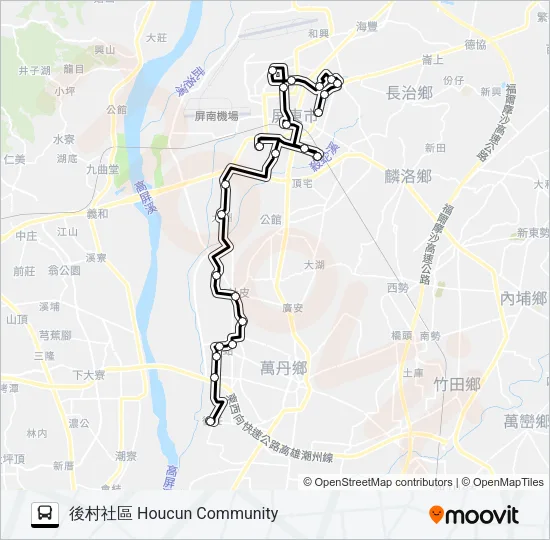 小黃公車701 Bus Line Map