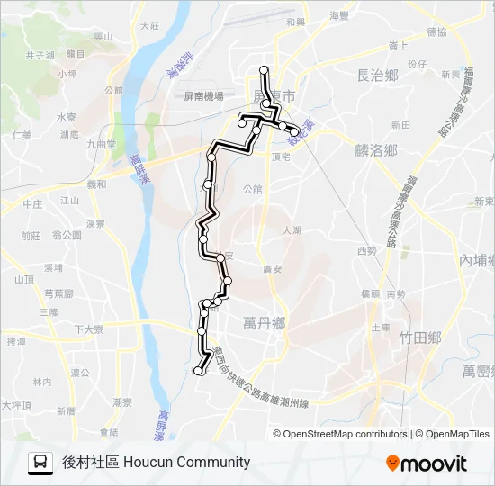 小黃公車701 Bus Line Map
