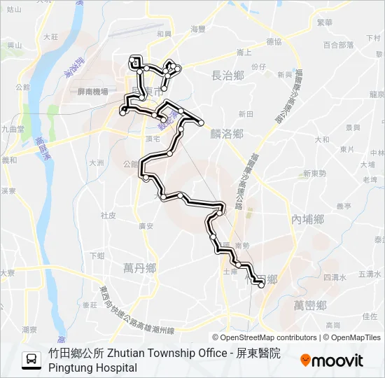 小黃公車703 Bus Line Map