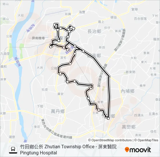 小黃公車703 Bus Line Map