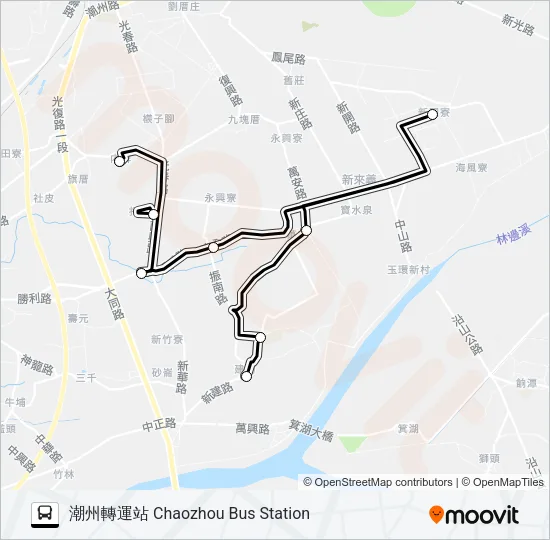 小黃公車710 Bus Line Map
