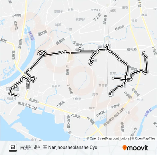 小黃公車711 Bus Line Map