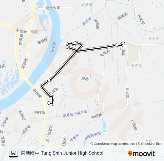 小黃公車711 Bus Line Map