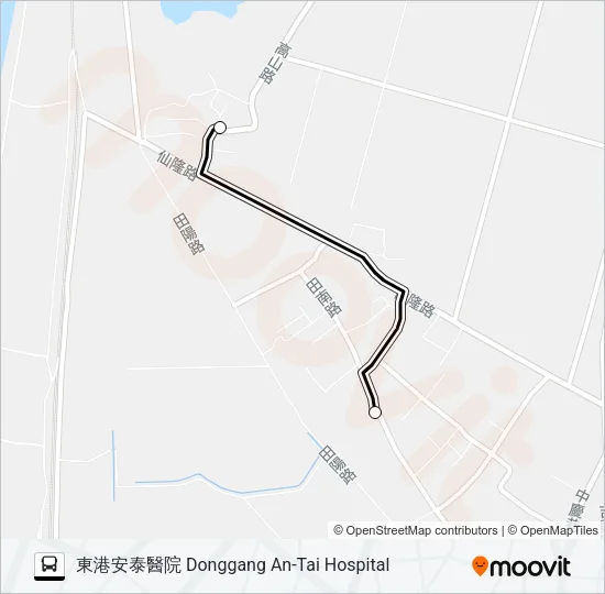 小黃公車712 Bus Line Map