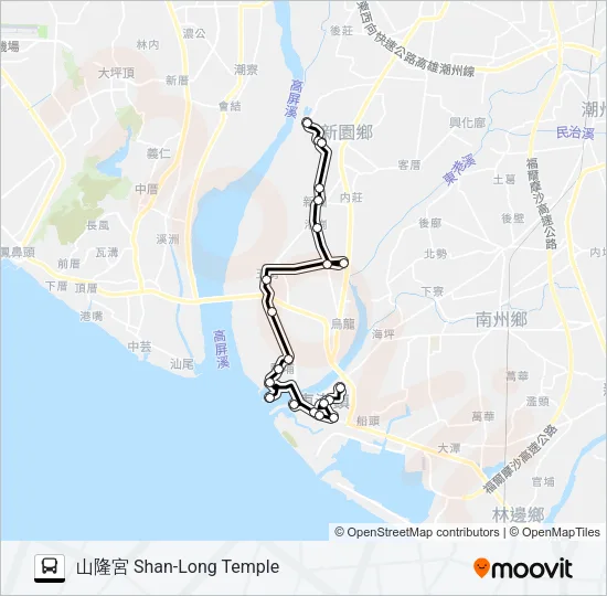 小黃公車712 Bus Line Map